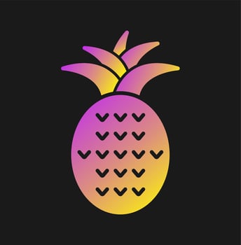Pineapple Vector Icon