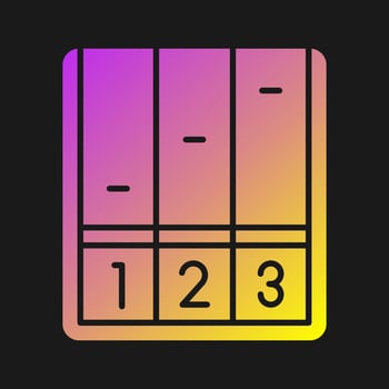 Running Track Vector Icon