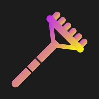 Rake Vector Icon