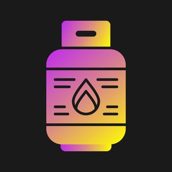 Gas Bottle Vector Icon