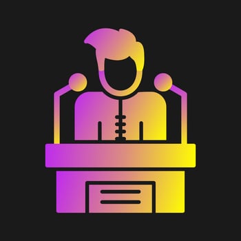 Speech Vector Icon