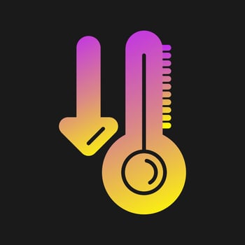Low Temperature Vector Icon