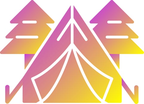 Tent Vector Icon
