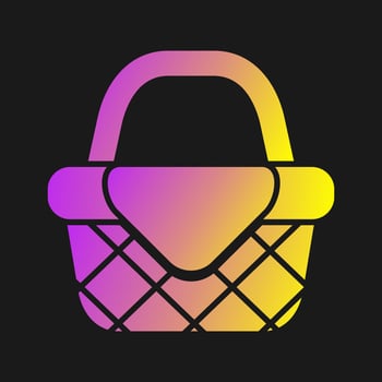 Picnic Basket Vector Icon
