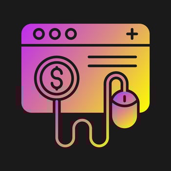 Pay Per Click Vector Icon