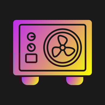 Outdoor Ac Vector Icon