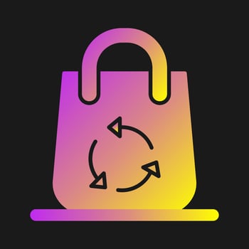 Eco Bag Vector Icon