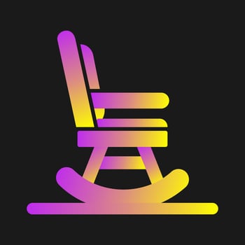 Rocking Chair Vector Icon