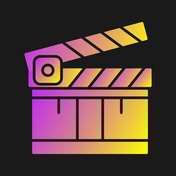 Clapperboard Vector Icon