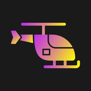 Helicopter Vector Icon