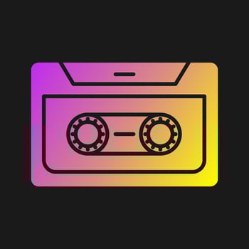 Cassette Vector Icon