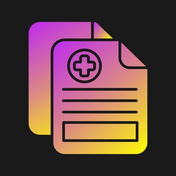 Medical History Vector Icon