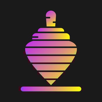 Spinning Top Vector Icon