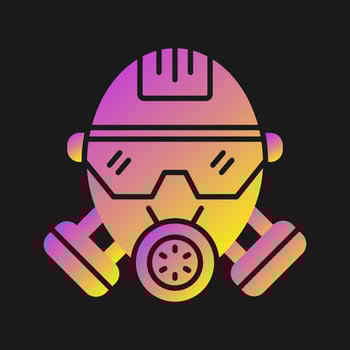 Gas Mask Vector Icon
