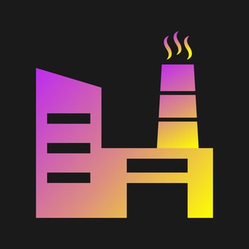 Factory Vector Icon