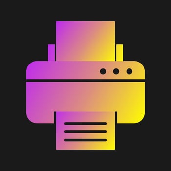 Printer Vector Icon