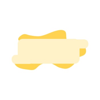 yelllow abstract label shape vector