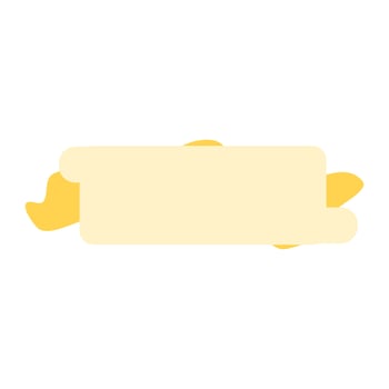 yelllow abstract label shape vector