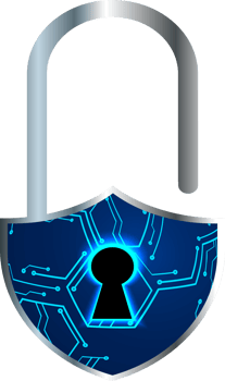 Modern Technology Padlock Cybersecurity Crop-out png