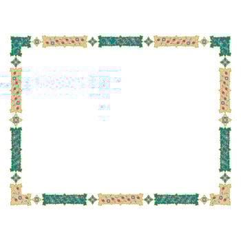classic frame for beautiful decoration vector