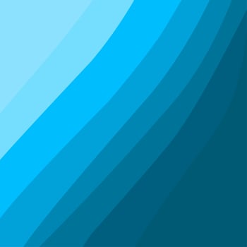 Abstract blue wave vector background in flat design style. Abstract Water Wave design