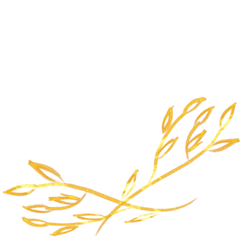 Gold Glitter Leaf Frame Wreath  Design, Holiday Bokeh, Golden Template png