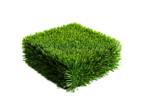 Artificial grass carpet on transparent background, created with png