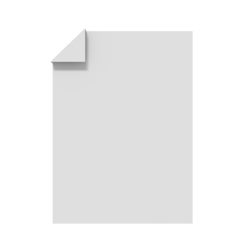 3d icon of Blank Document png
