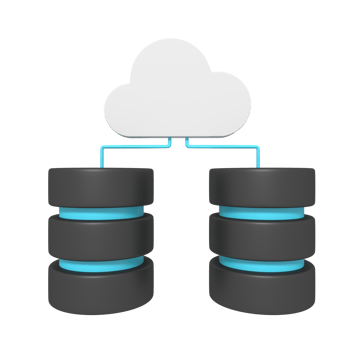 3d icon of Cloud Database png