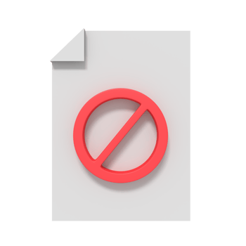 3d icon of Block Document png