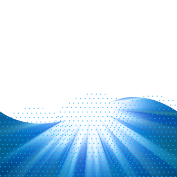 blue sunburst with halftone png