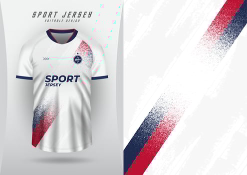 Background for sports jersey, soccer jersey, running jersey, racing jersey, grain pattern, diagonal stripes in red and navy. vector
