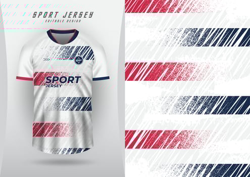 background for sport jersey soccer jersey running jersey racing jersey grain pattern red stripe navy blue vector