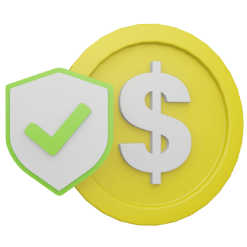 3D Security Investment Illustration png