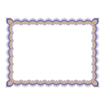 frame ornament in modern vintage style vector