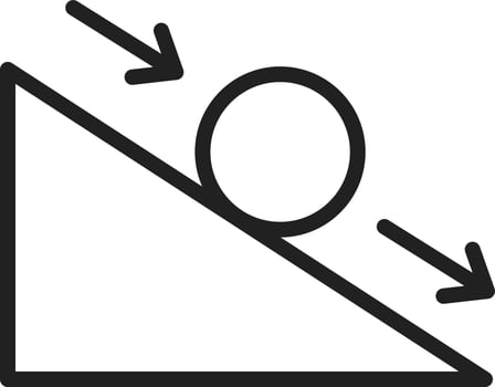Law Of Motion icon vector image.