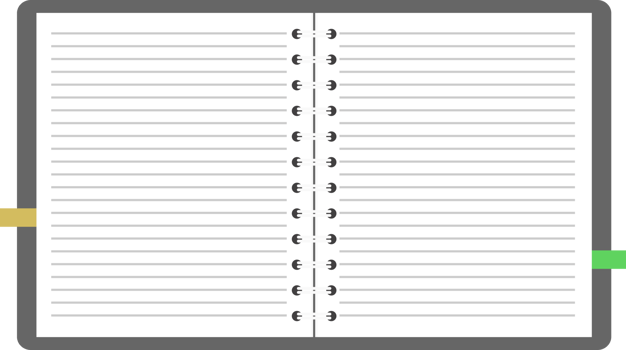 notebook open blank png