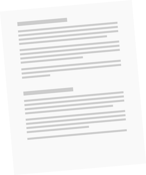 illustration of a sheet of paper png