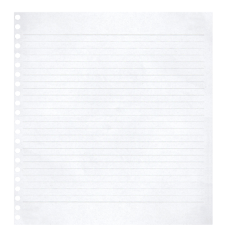 blank lined note paper png