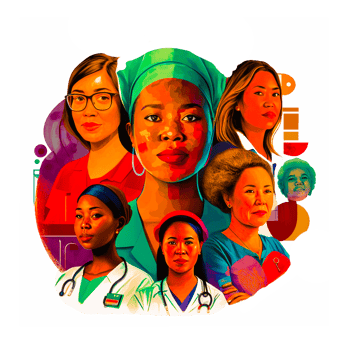 AI generative nurse day png