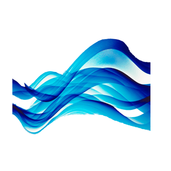 abstract blue wave png