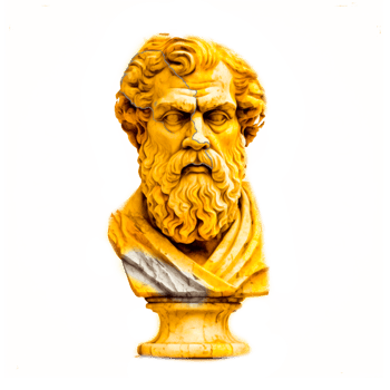 AI generative Greek philosopher png