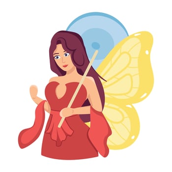 Trendy Fairy Wings vector