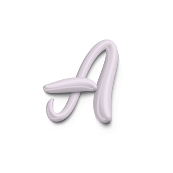3d handwritten calligraphic letter A isolated transparent png. Type for card, poster, banner, wedding or Birthday png