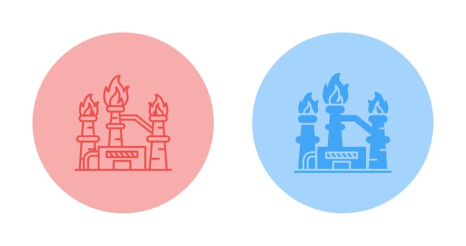 Natural Gas Vector Icon