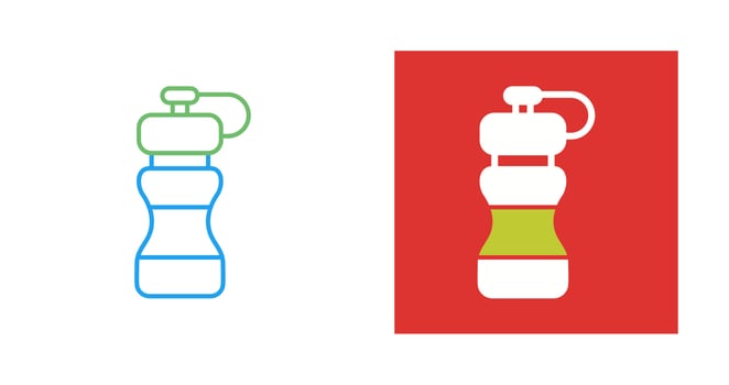 Water Bottle Vector Icon