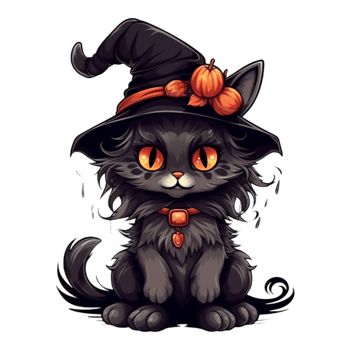 Halloween illustration concept element, png