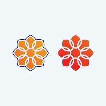 flowers design vector for spa, boutique, beauty salon, cosmetician, shop, yoga class, hotel and resort
