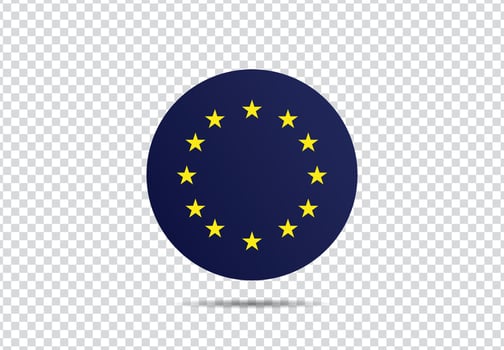 Europe flag  vector illustration graphic on background