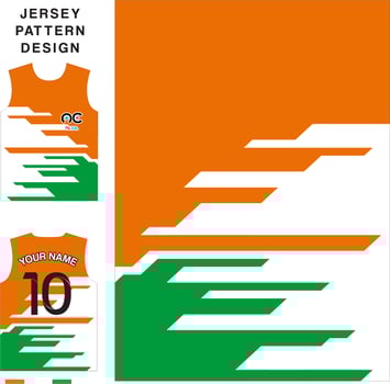 livery pattern concept vector jersey pattern template for printing or sublimation sports uniforms football volleyball basketball e-sports cycling and fishing Free Vector.